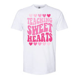 Teaching Sweet Hearts Cute Valentines Day Teacher Softstyle CVC T-Shirt