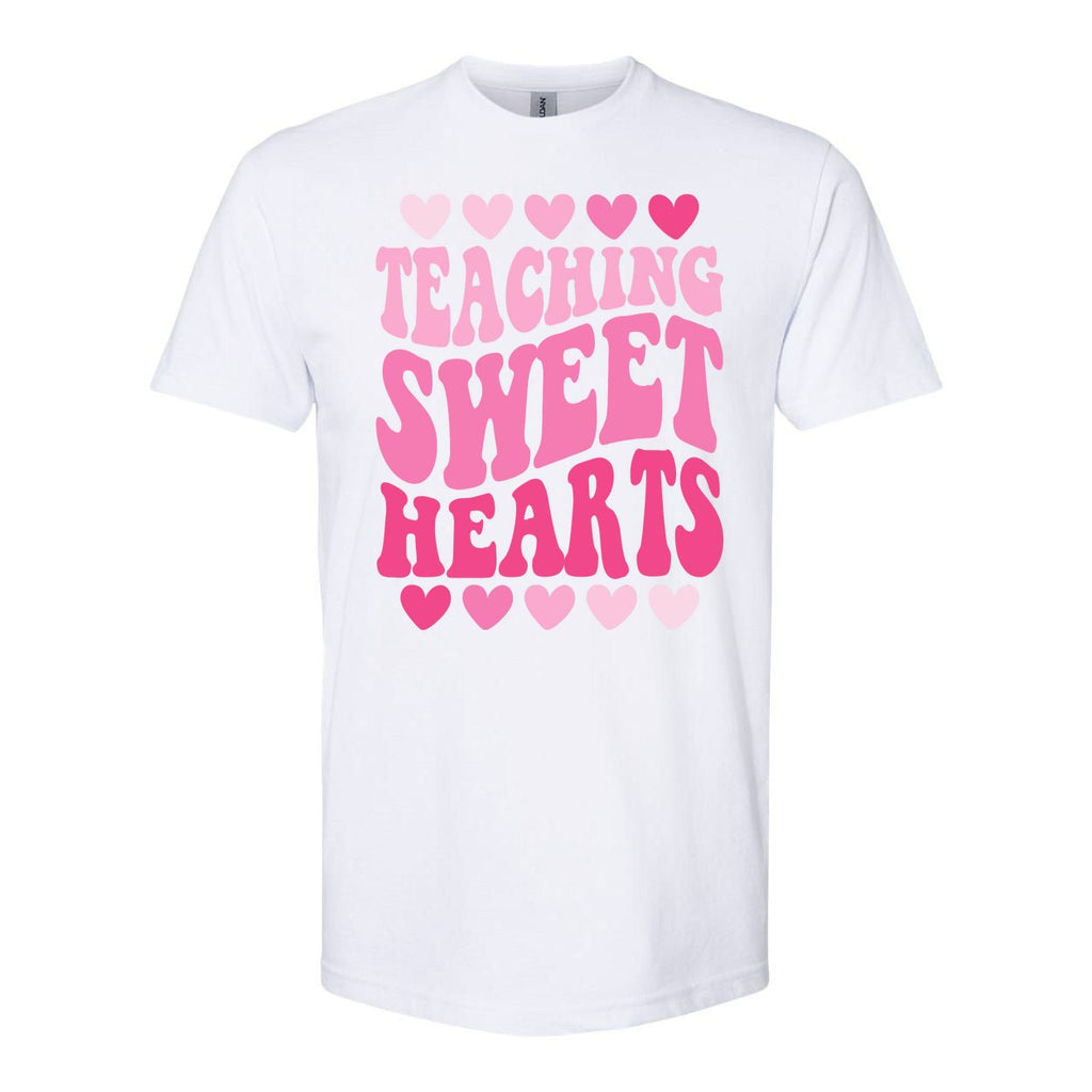 Teaching Sweet Hearts Cute Valentines Day Teacher Softstyle CVC T-Shirt
