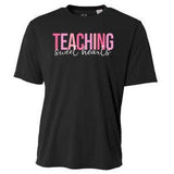 Teaching Sweet Hears Cute Valentine Teacher Cooling Performance Crew T-Shirt