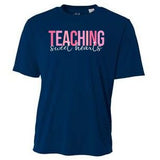 Teaching Sweet Hears Cute Valentine Teacher Cooling Performance Crew T-Shirt