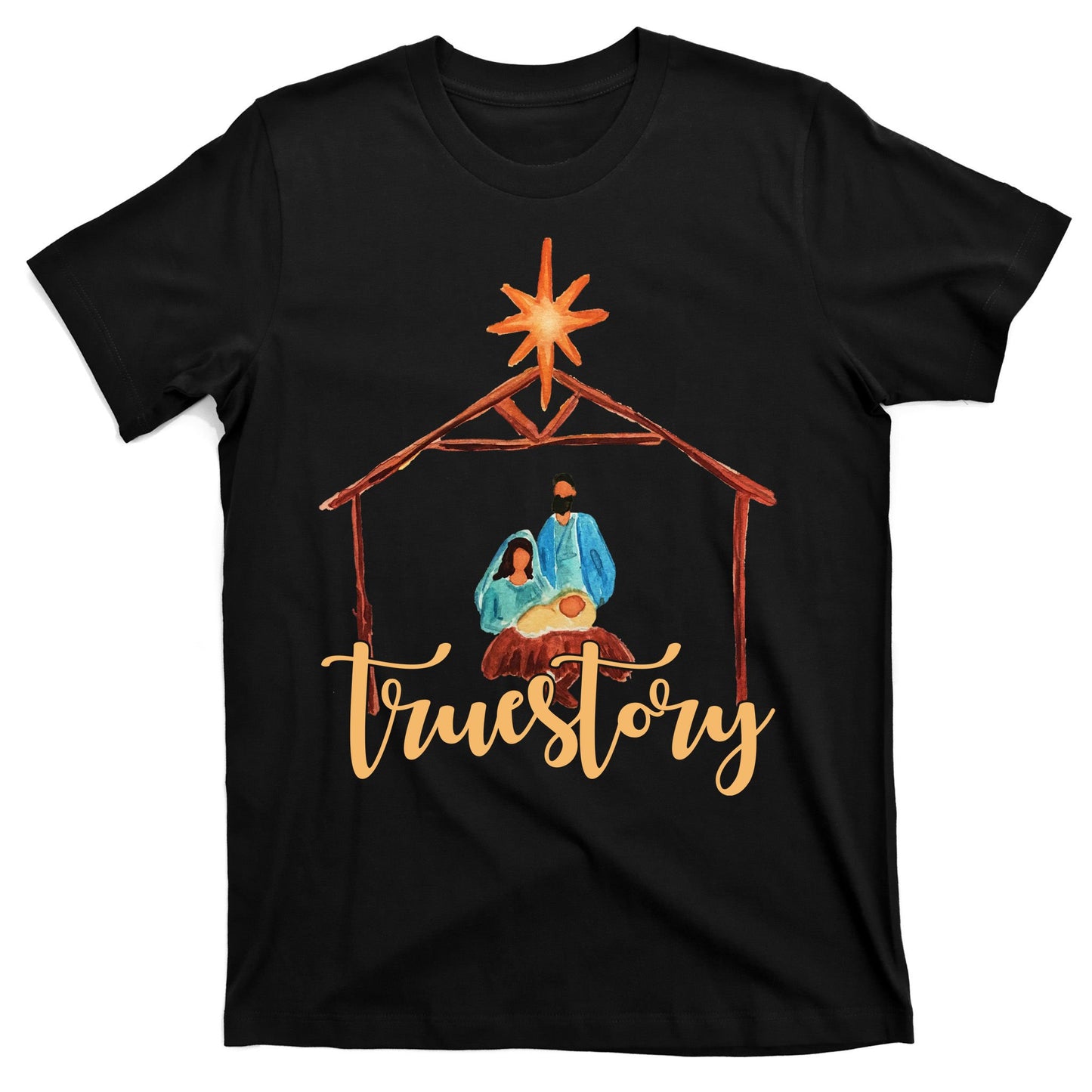 True Story Nativity Mary And Jesus T-Shirt