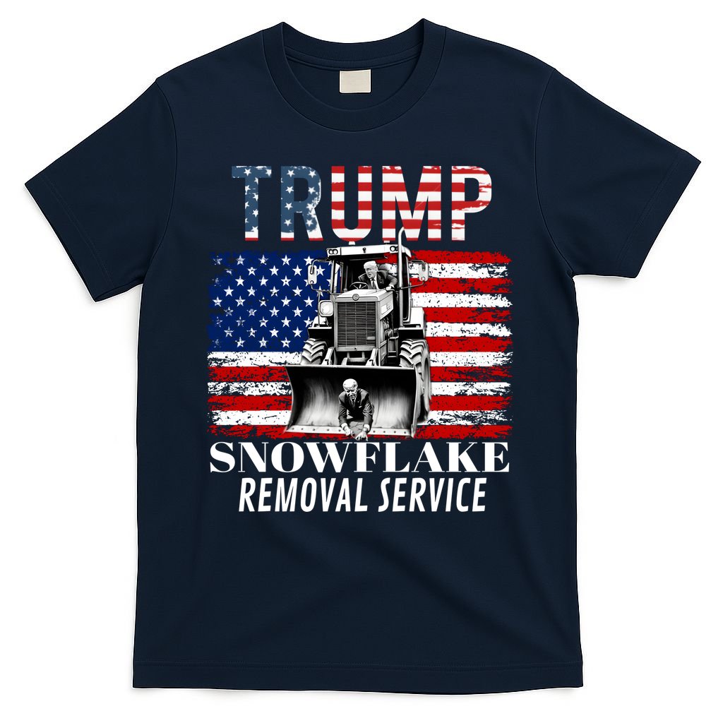 Trump Snowflake Removal Service Funny Donald Trump 2024 T-Shirt