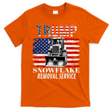 Trump Snowflake Removal Service Funny Donald Trump 2024 T-Shirt