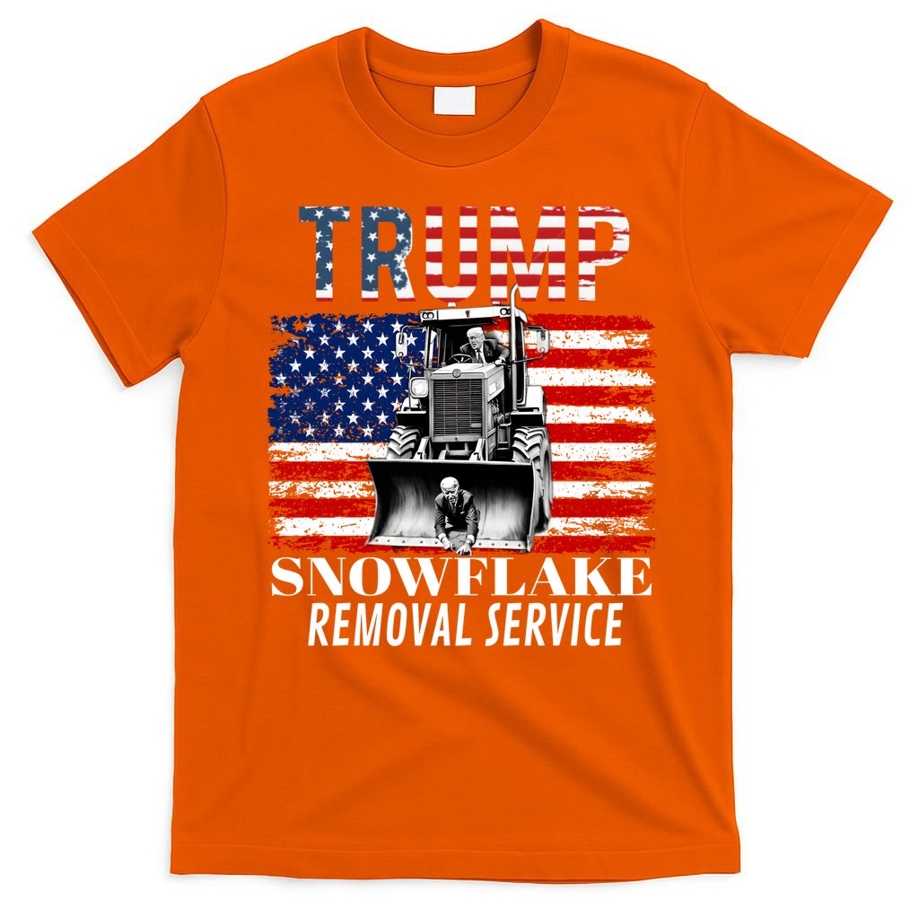 Trump Snowflake Removal Service Funny Donald Trump 2024 T-Shirt
