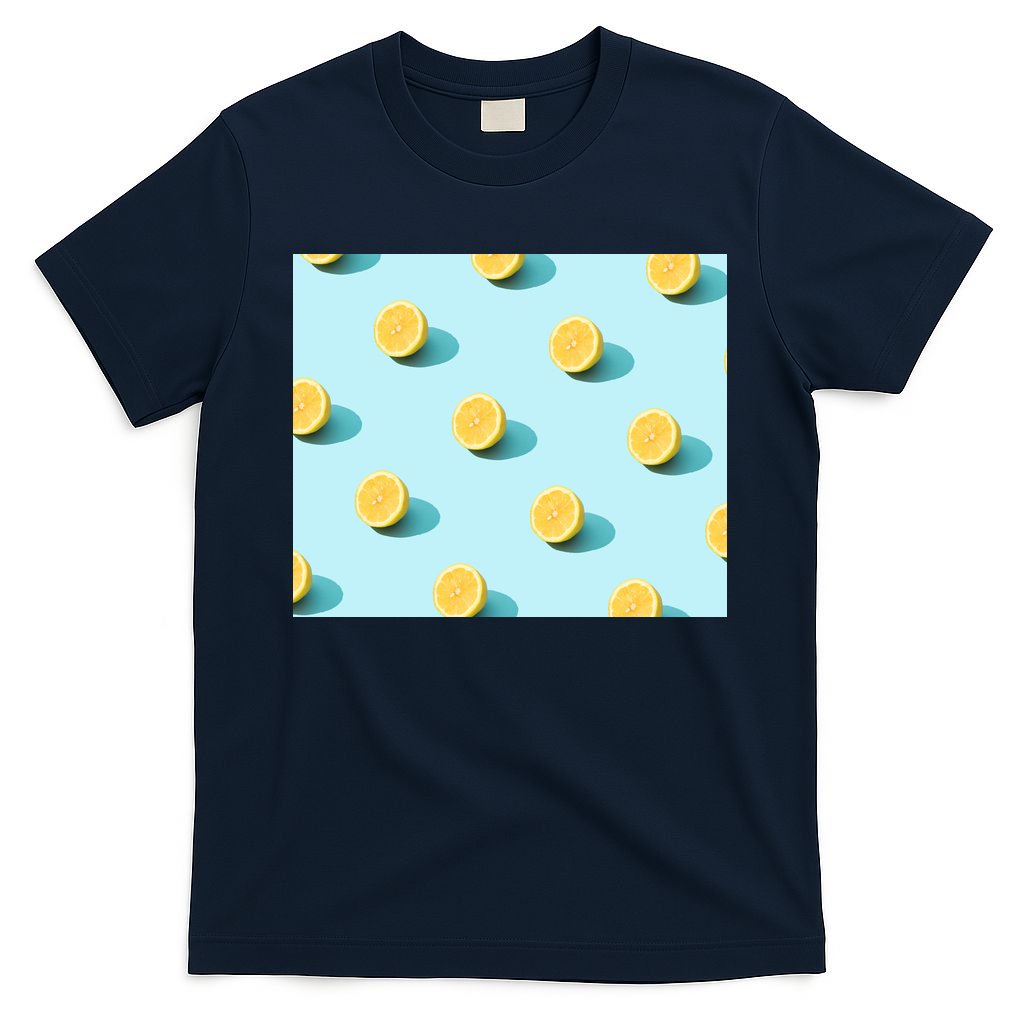 Trendy Sunlight Summer Pattern Lemons T-Shirt