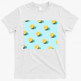 Trendy Sunlight Summer Pattern Lemons T-Shirt