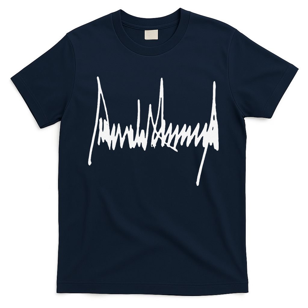 Trump Signature Usa Maga 47th President Protrump T-Shirt