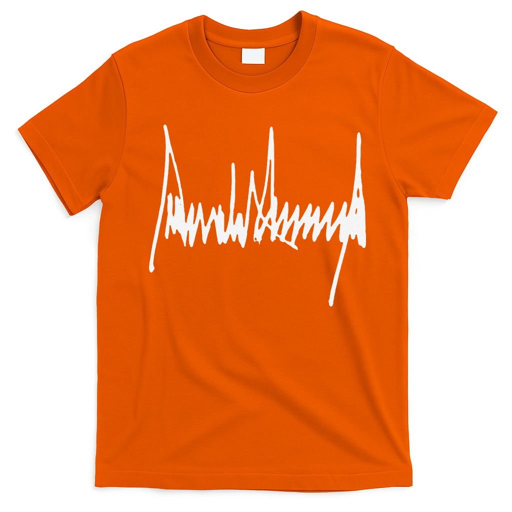 Trump Signature Usa Maga 47th President Protrump T-Shirt