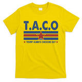 TACO Trump Always Chickens Out Funny T-Shirt