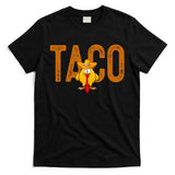 Taco Trump Always Chickens Out Funny Trendy T-Shirt