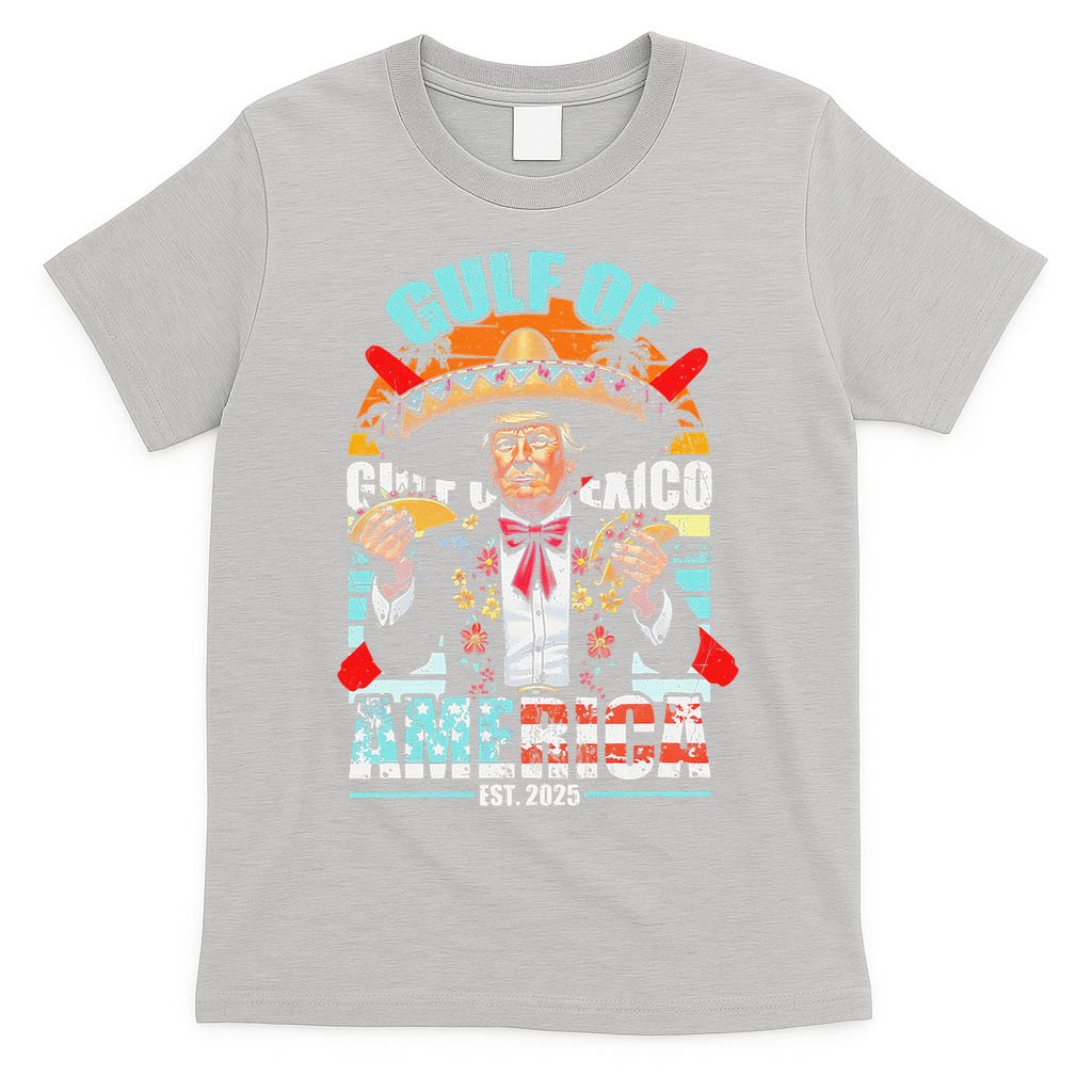Trump Tacos Cinco De Mayo Gulf Of Us America Est 2025 T-Shirt