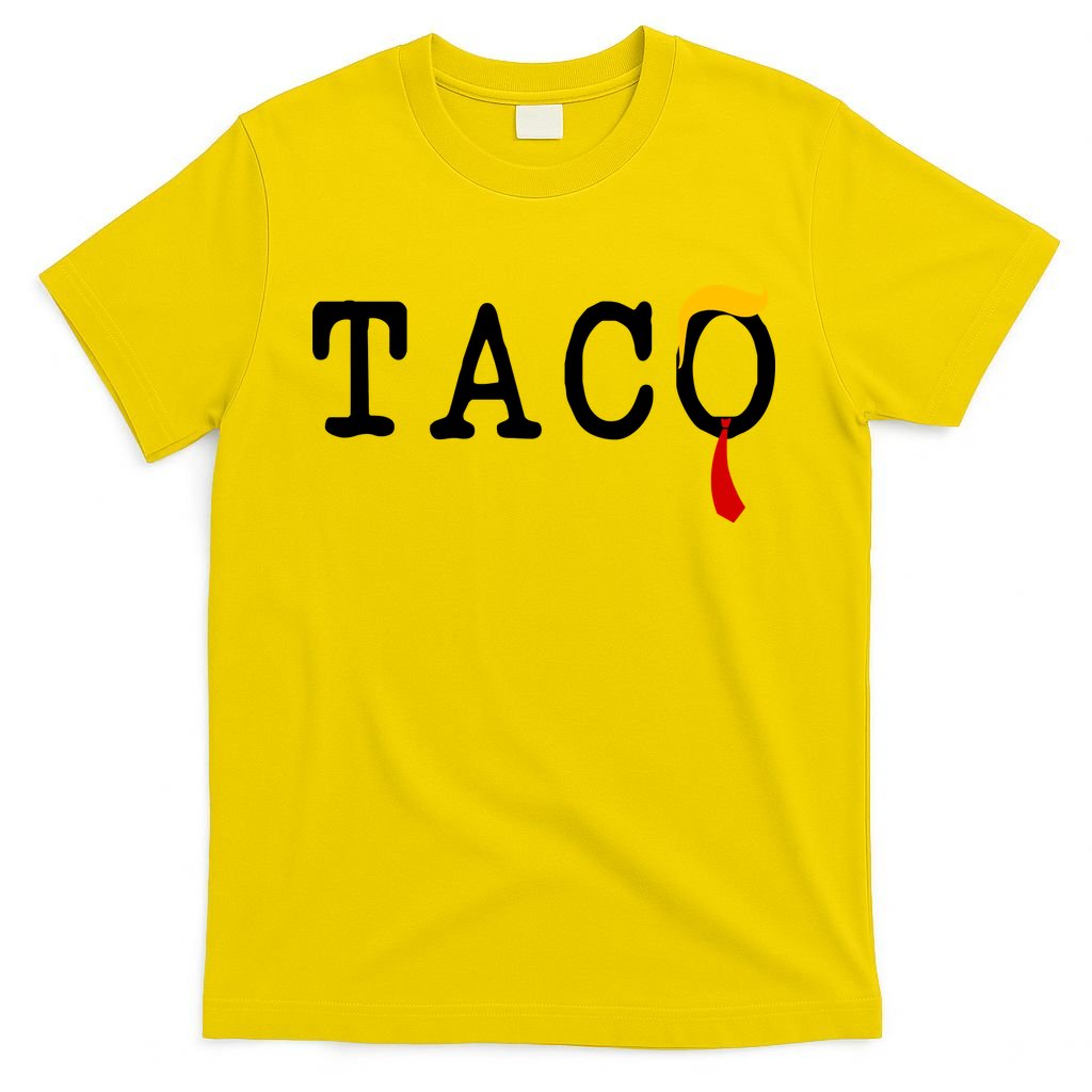 Taco Trump Donald Hair Tie Logo Funny Trending T-Shirt