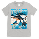 Tralalero Tralala Funny Italian Brainrot Shark Meme Bootleg T-Shirt