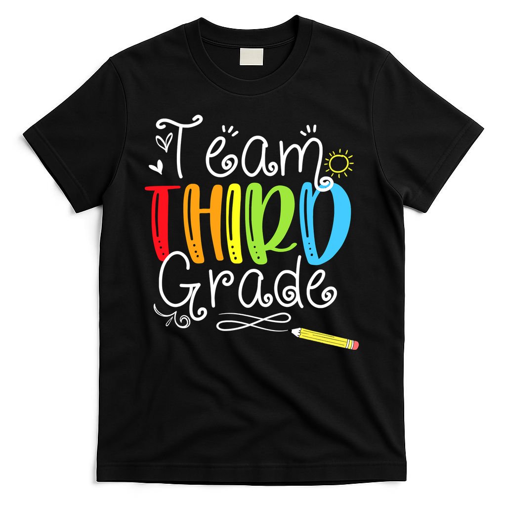 Team Third Grade Back To School 3rd Teacher Student T-Shirt