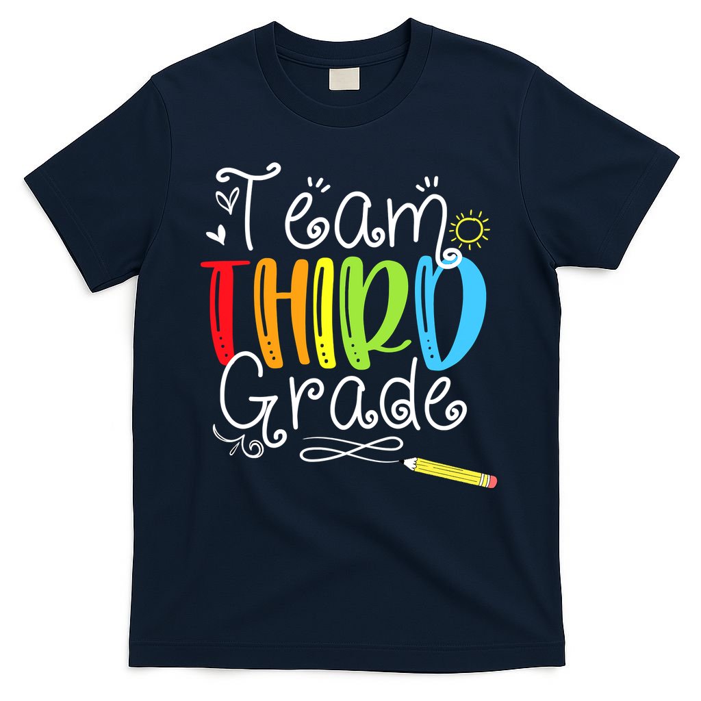 Team Third Grade Back To School 3rd Teacher Student T-Shirt