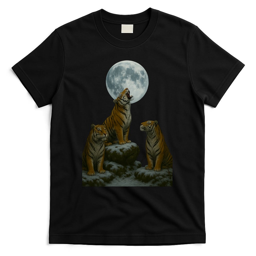 Three Tigers Moon T-Shirt
