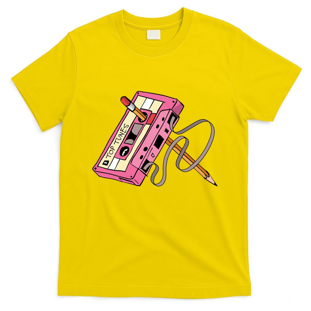 Top Tunes Retro 80s Back To School T-Shirt