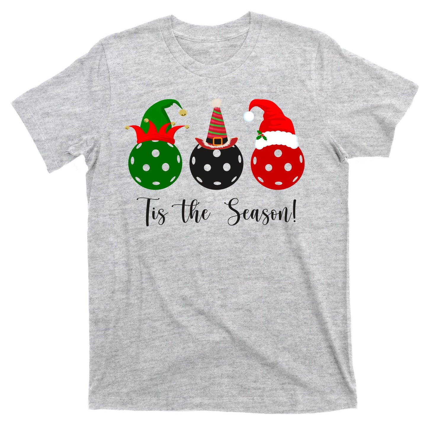 Tis The Season Pickleball Christmas Festive T-Shirt