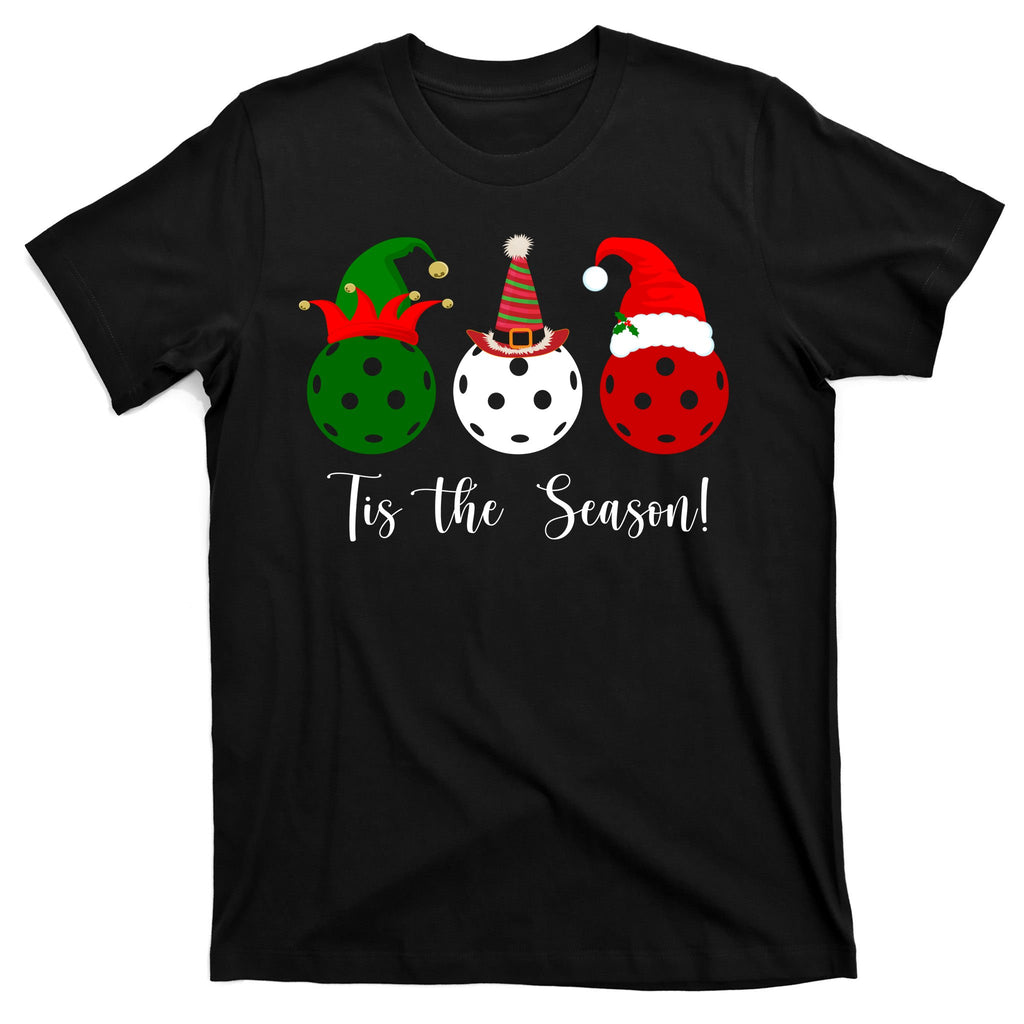 Tis The Season Pickleball Christmas Festive T-Shirt