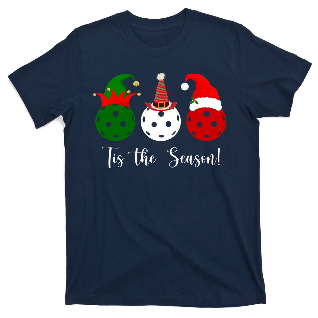 Tis The Season Pickleball Christmas Festive T-Shirt