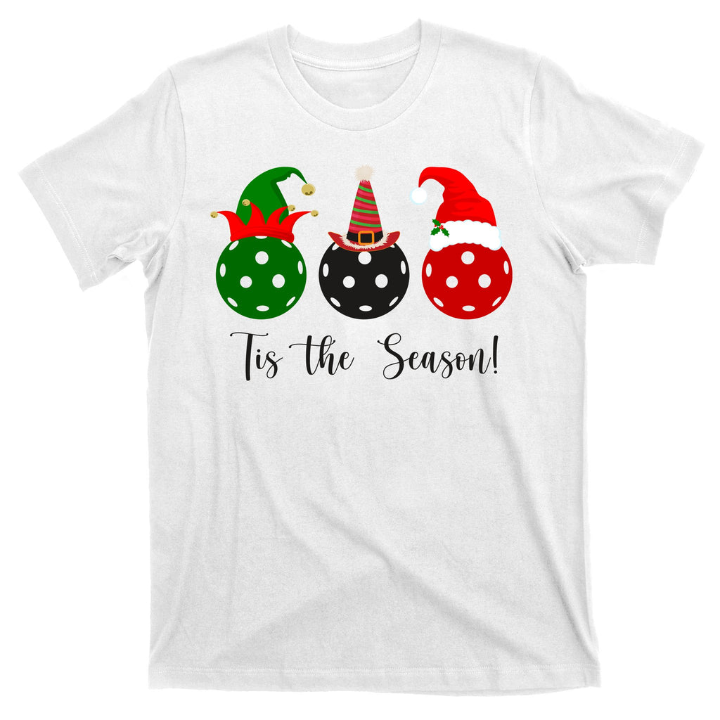 Tis The Season Pickleball Christmas Festive T-Shirt