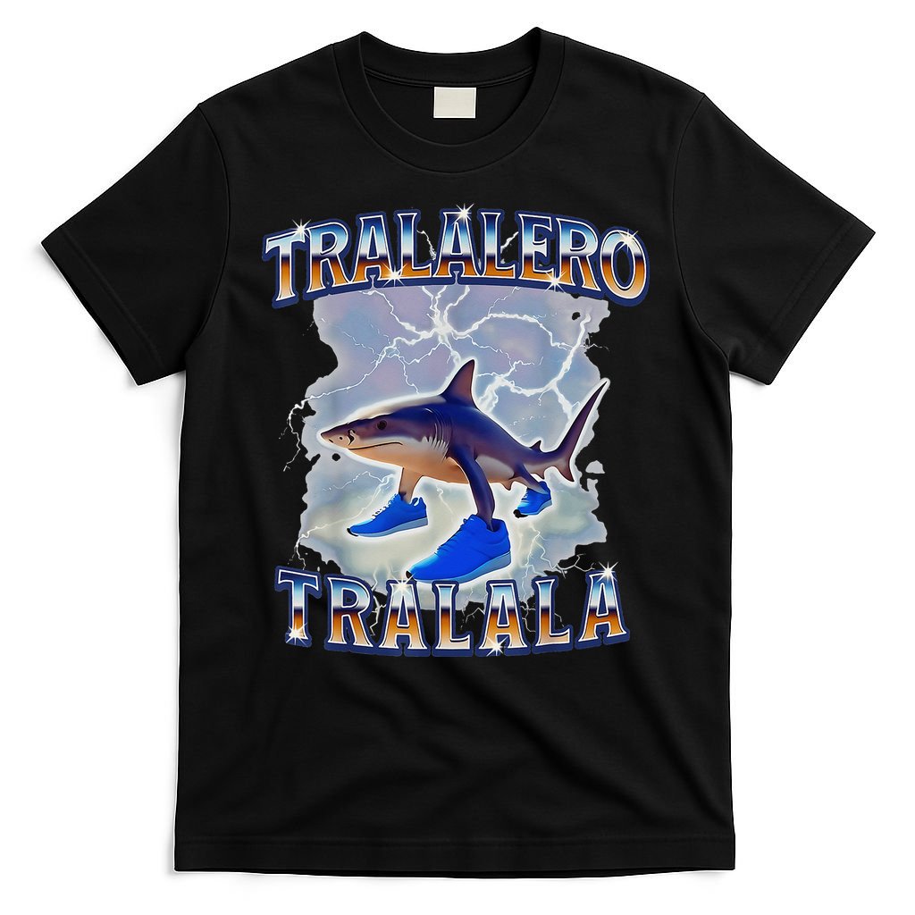 Tralalero Tralala Shark Meme Bootle T-Shirt