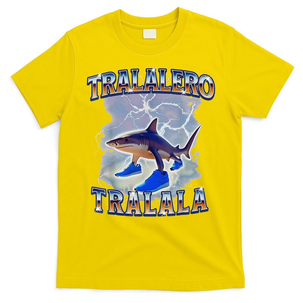 Tralalero Tralala Shark Meme Bootle T-Shirt