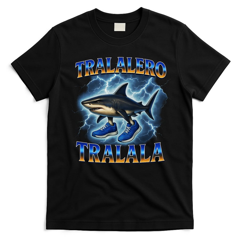 Tralalero Tralala Shark Music Meme Bootle T-Shirt