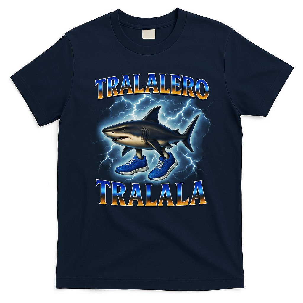 Tralalero Tralala Shark Music Meme Bootle T-Shirt