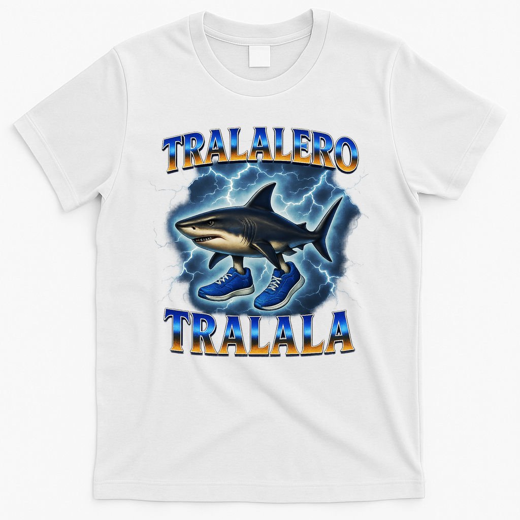 Tralalero Tralala Shark Music Meme Bootle T-Shirt
