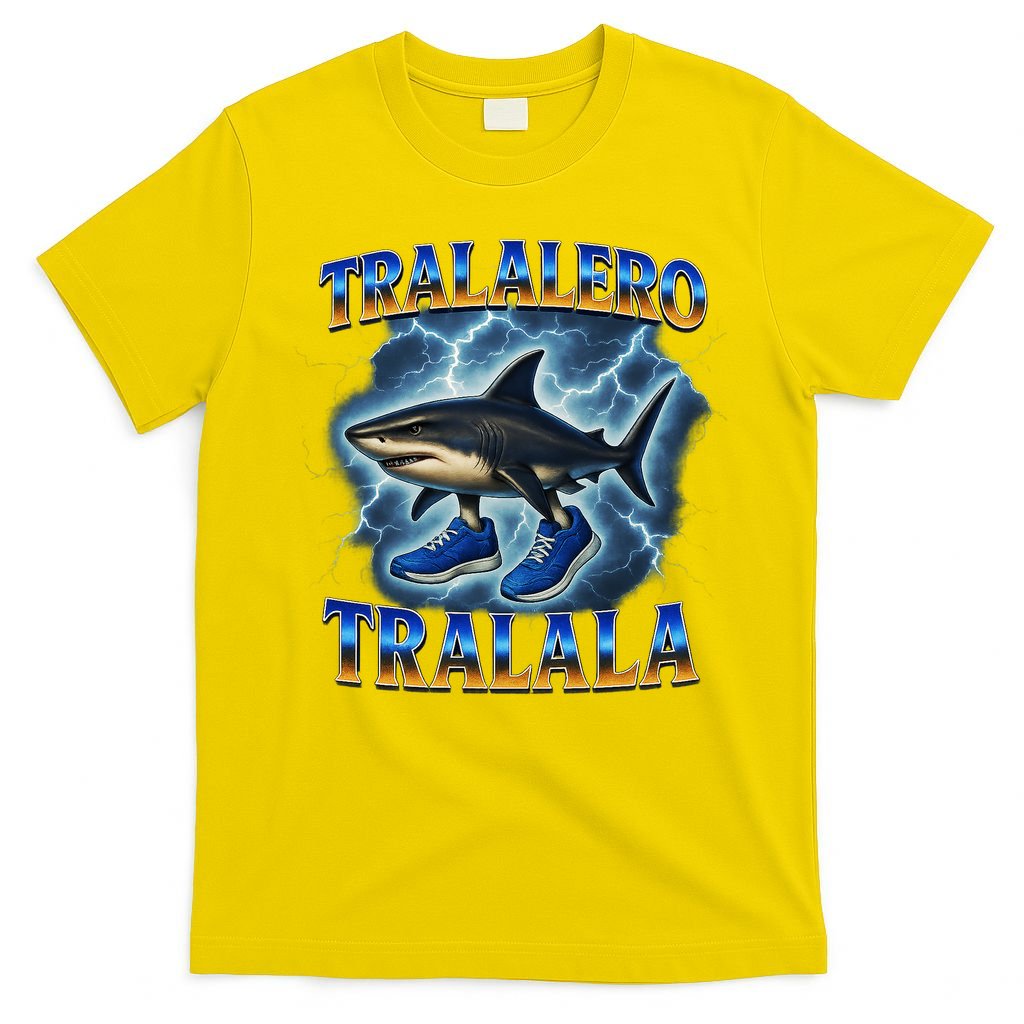 Tralalero Tralala Shark Music Meme Bootle T-Shirt