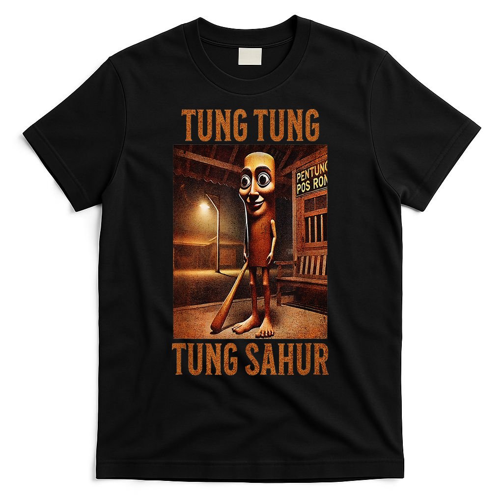 Tung Tung Tung Sahur Italian Brainrot Meme T-Shirt