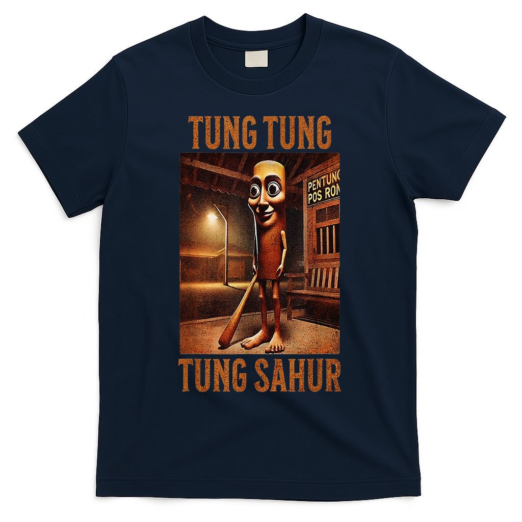 Tung Tung Tung Sahur Italian Brainrot Meme T-Shirt