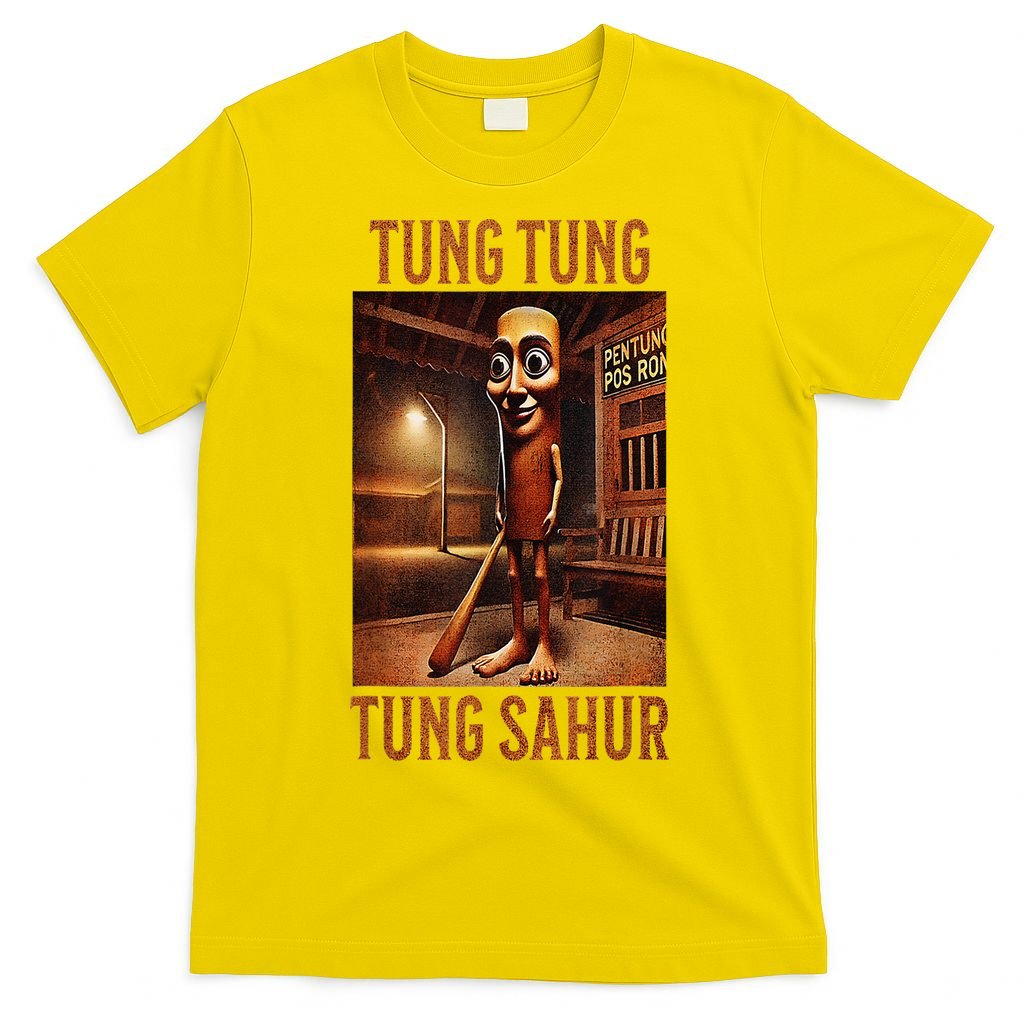Tung Tung Tung Sahur Italian Brainrot Meme T-Shirt
