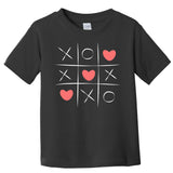 Tic Tac Toe Xoxo Valentines Day Cute Toddler T-Shirt