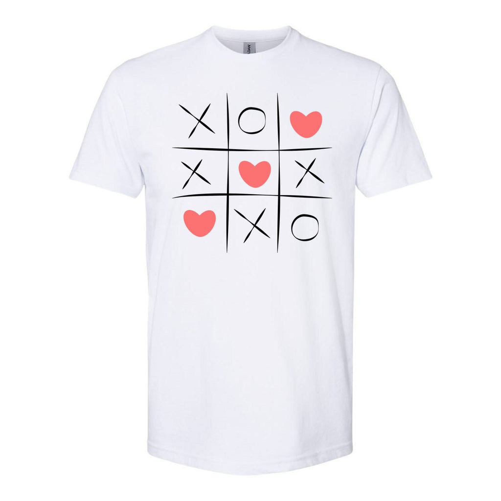 Tic Tac Toe Xoxo Valentines Day Cute Softstyle CVC T-Shirt