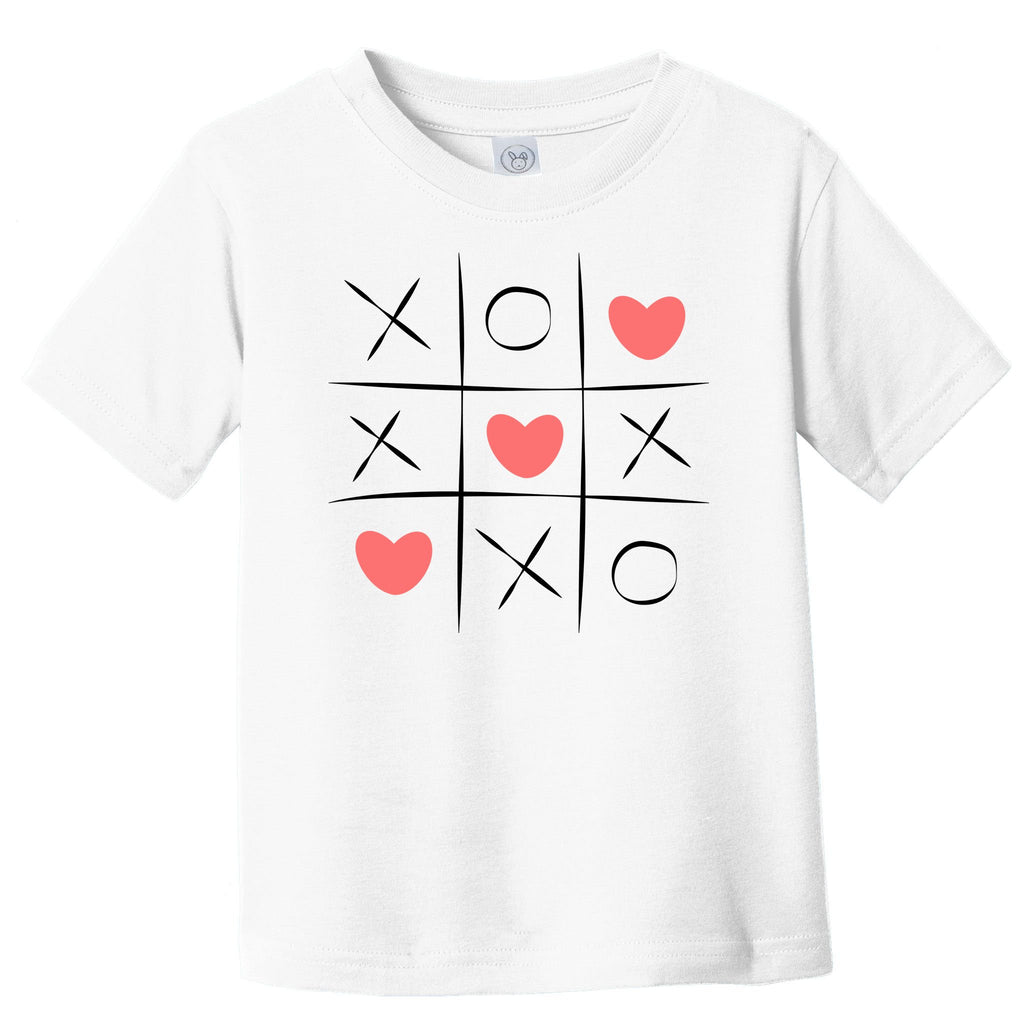 Tic Tac Toe Xoxo Valentines Day Cute Toddler T-Shirt