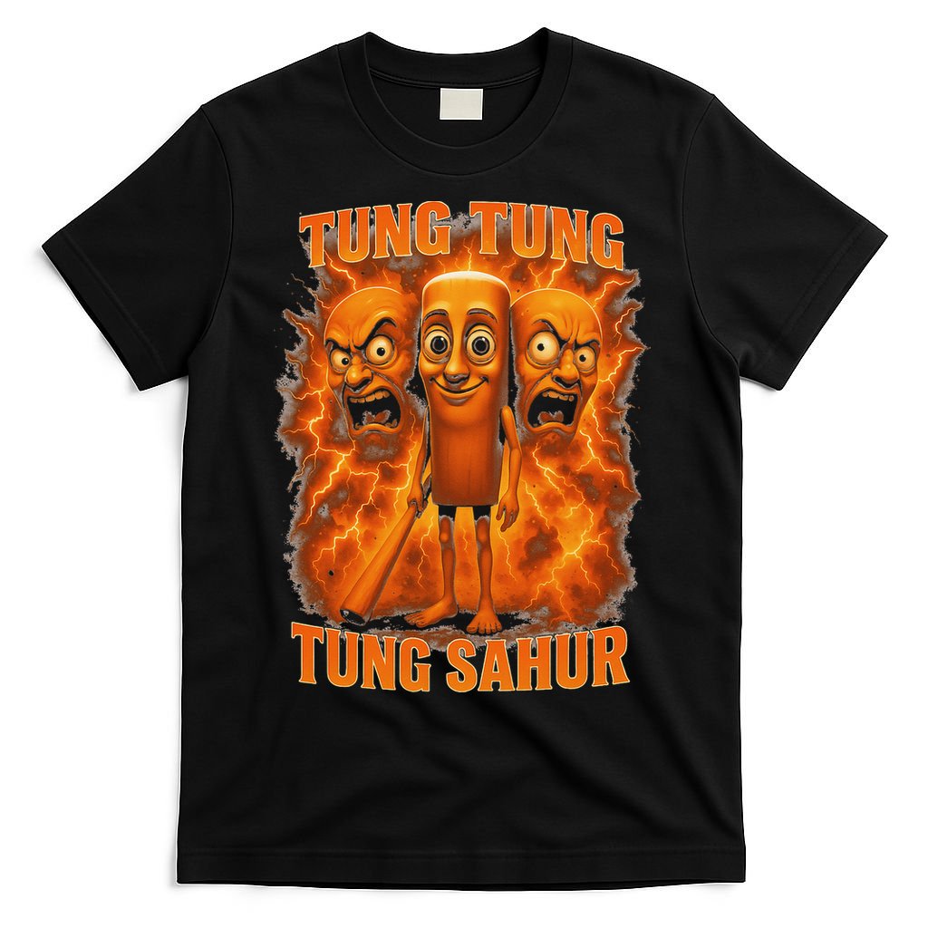 Tung Tung Tung Sahur Italian Brainrot Meme Bootleg Gift T-Shirt