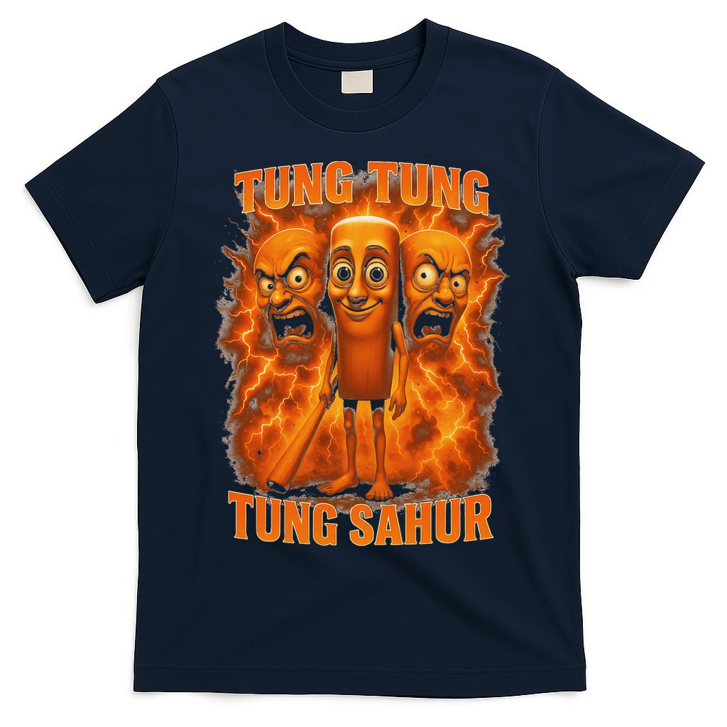Tung Tung Tung Sahur Italian Brainrot Meme Bootleg Gift T-Shirt
