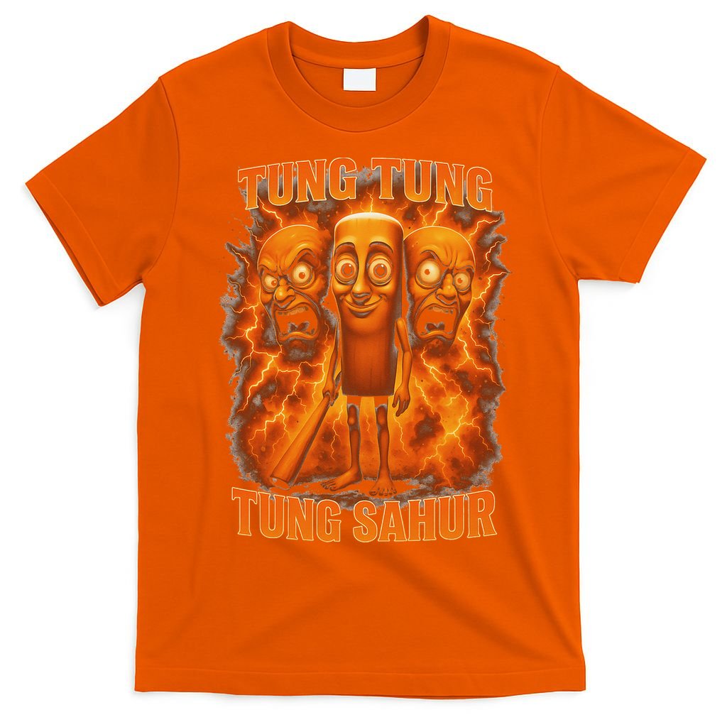 Tung Tung Tung Sahur Italian Brainrot Meme Bootleg Gift T-Shirt