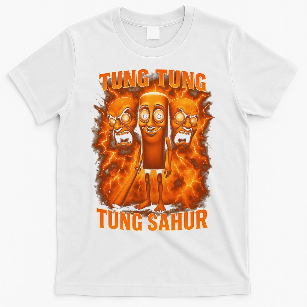 Tung Tung Tung Sahur Italian Brainrot Meme Bootleg Gift T-Shirt