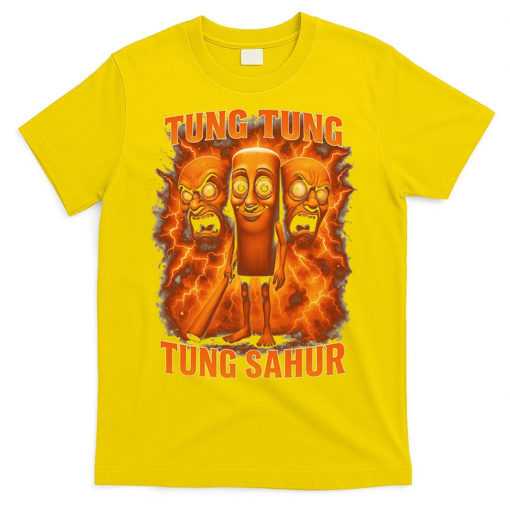 Tung Tung Tung Sahur Italian Brainrot Meme Bootleg Gift T-Shirt