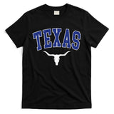 Texas USA Bull America Font T-Shirt