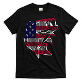 Transparent USA Fish Flag T-Shirt