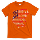 Transparent USA Fish Flag T-Shirt