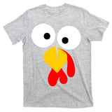 Turkey Face Funny Thanksgiving Day T-Shirt