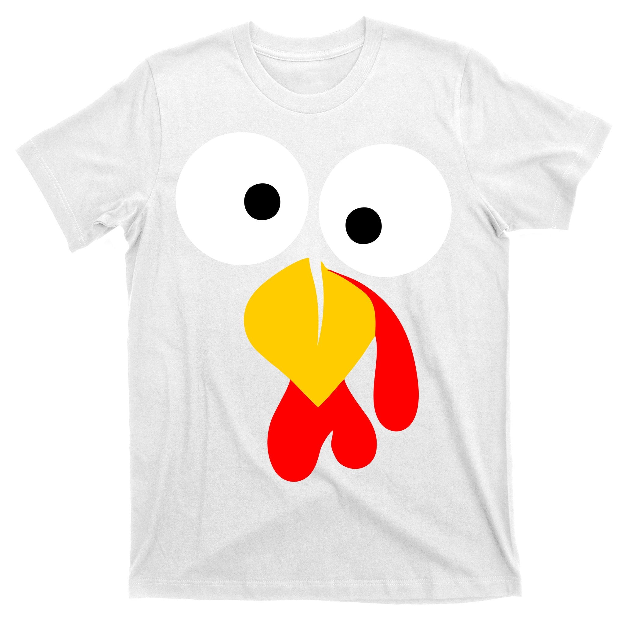 Turkey Face Funny Thanksgiving Day T-Shirt