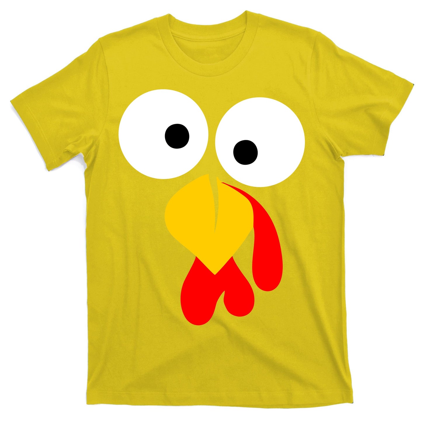 Turkey Face Funny Thanksgiving Day T-Shirt