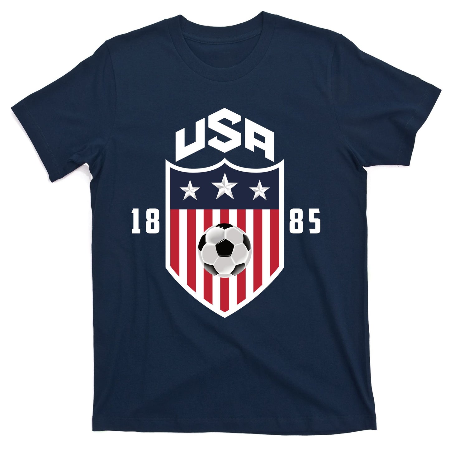 USA Soccer Team 1885 American US Soccer Team Fan T-Shirt