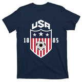 USA Soccer Team 1885 American US Soccer Team Fan T-Shirt